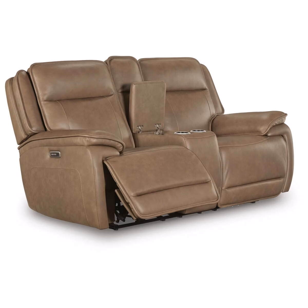 Glencroft Power Reclining Loveseat with Console - Image 2