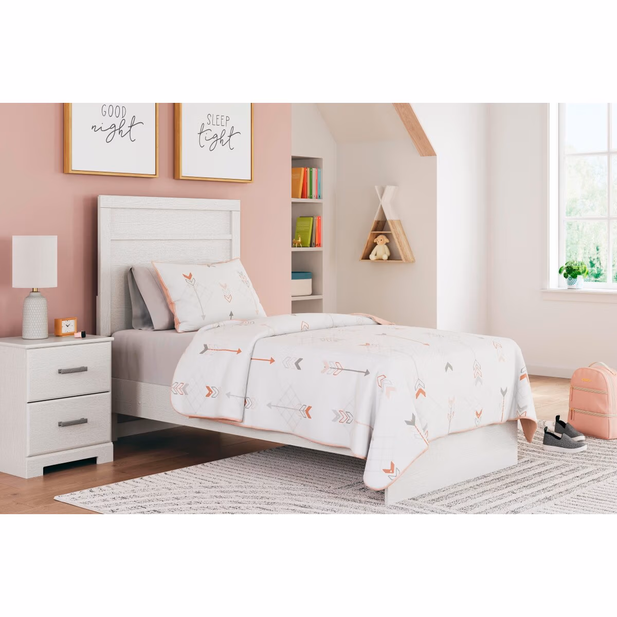 Stelsie Twin Panel Bed - Image 3