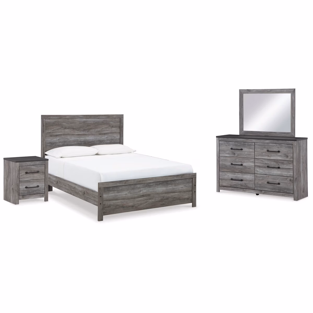 Bronyan Queen Panel Bed, Dresser, Mirror and Nightstand - Image 2