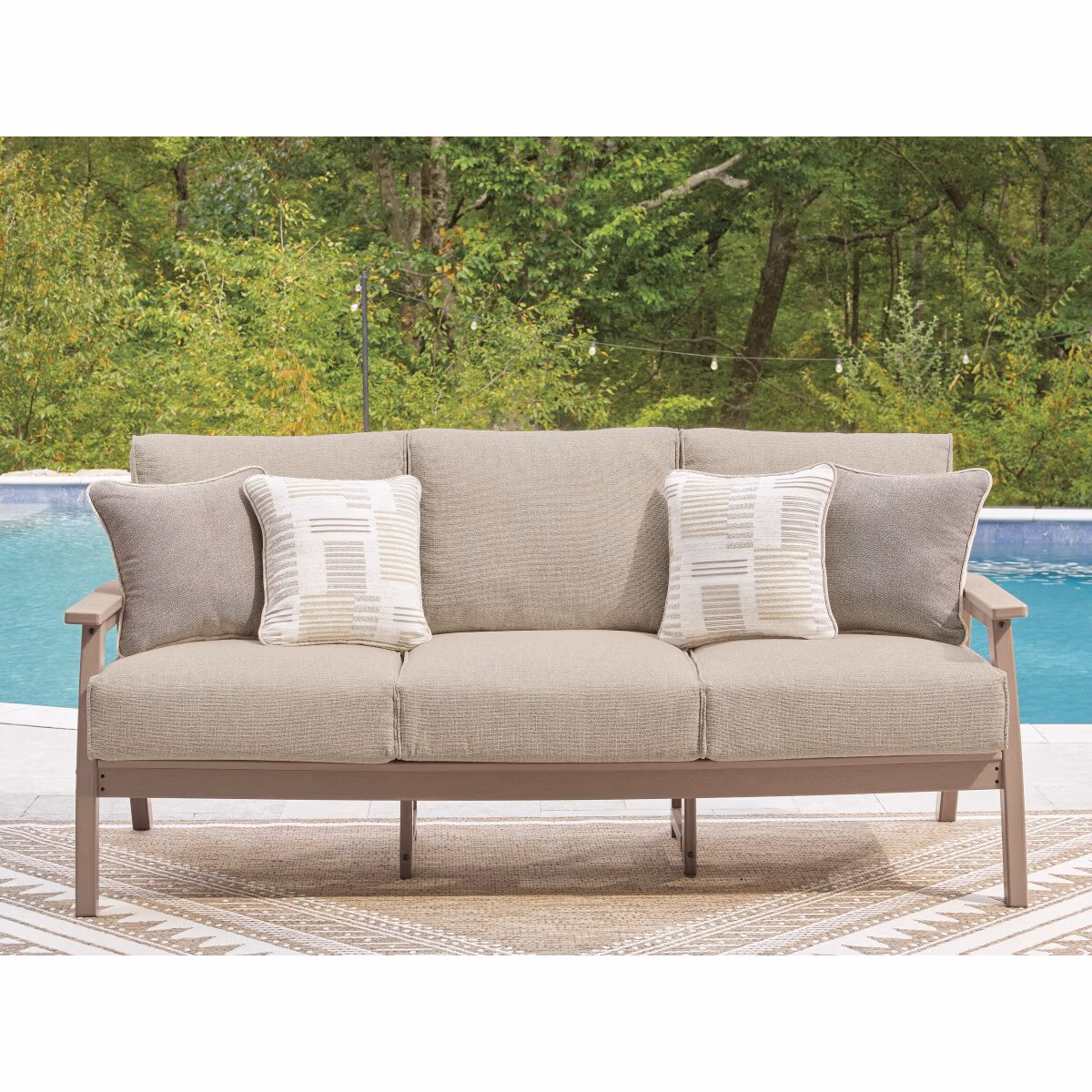 Grover Beach Outdoor Sofa with Cushion - Image 3