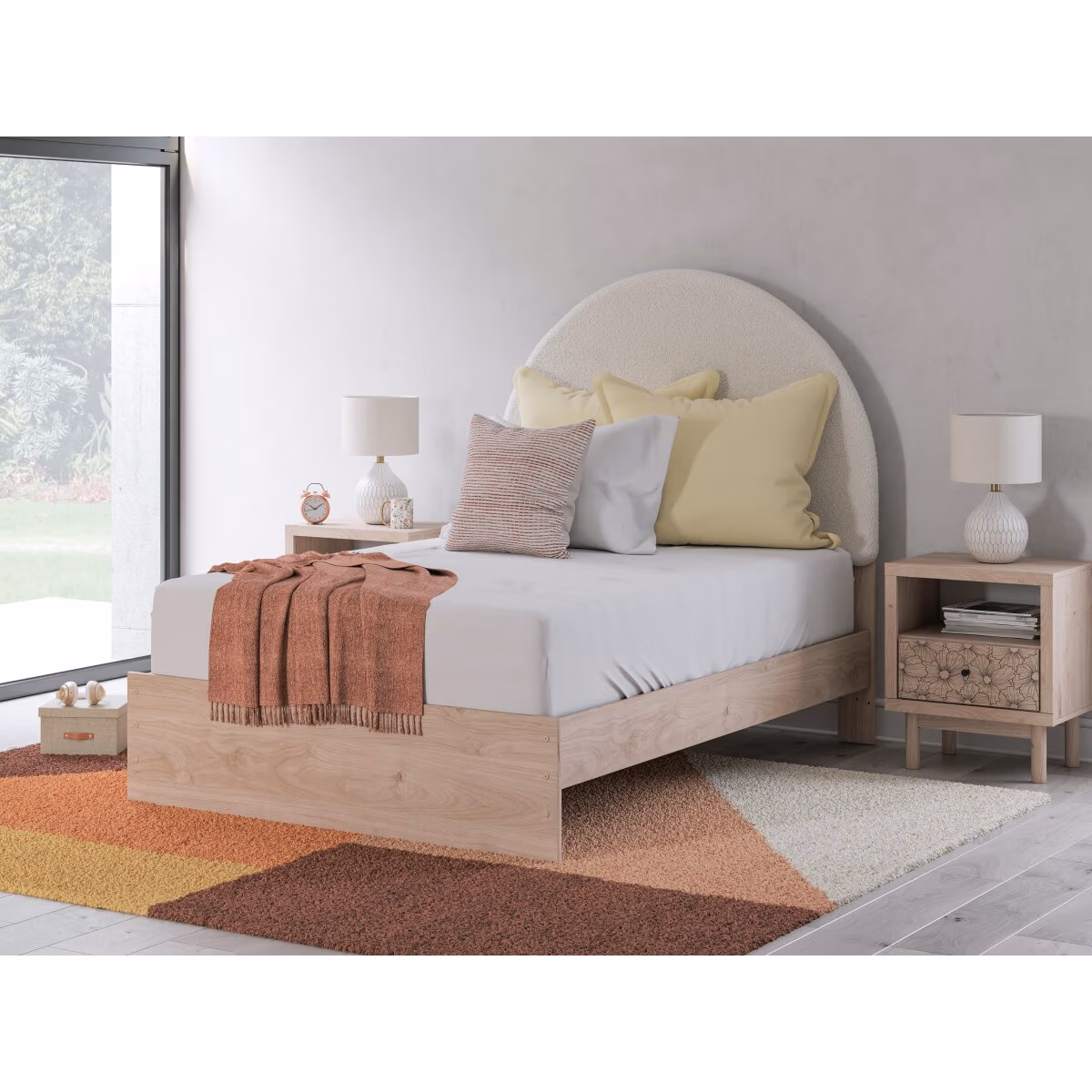 Arloster Full Upholstered Panel Bed - Image 3
