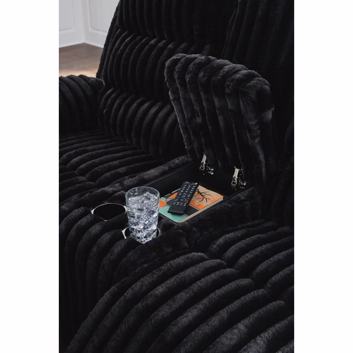 Rhines Falls Power Reclining Loveseat with Console - Image 6