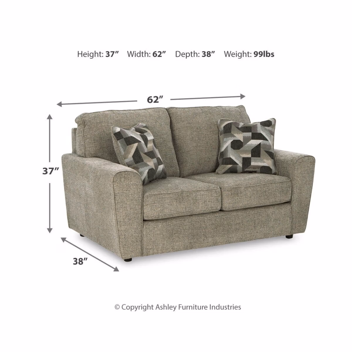 Cascilla Loveseat - Image 7