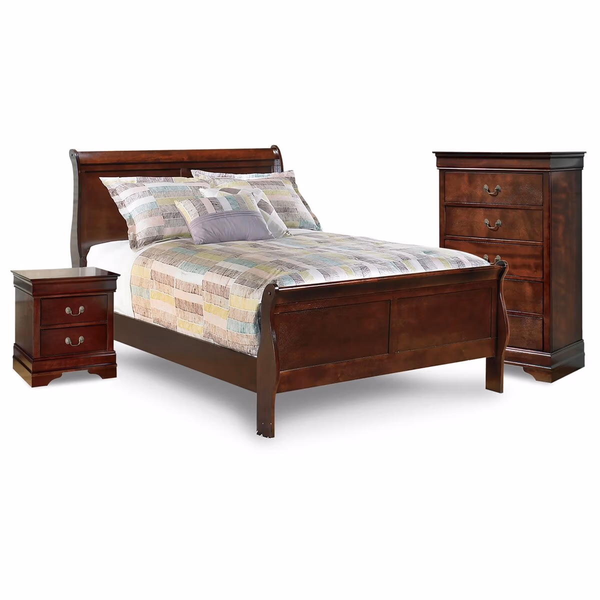 Alisdair Full Sleigh Bed, Chest and Nightstand - Image 2