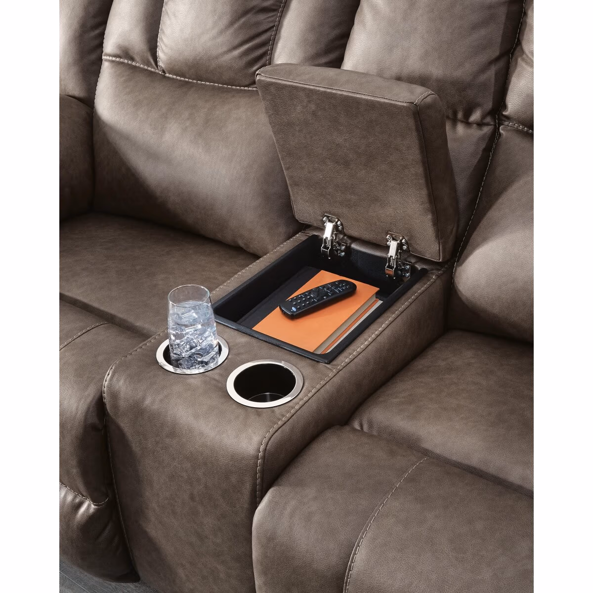 Lowilla Reclining Loveseat with Console - Image 7