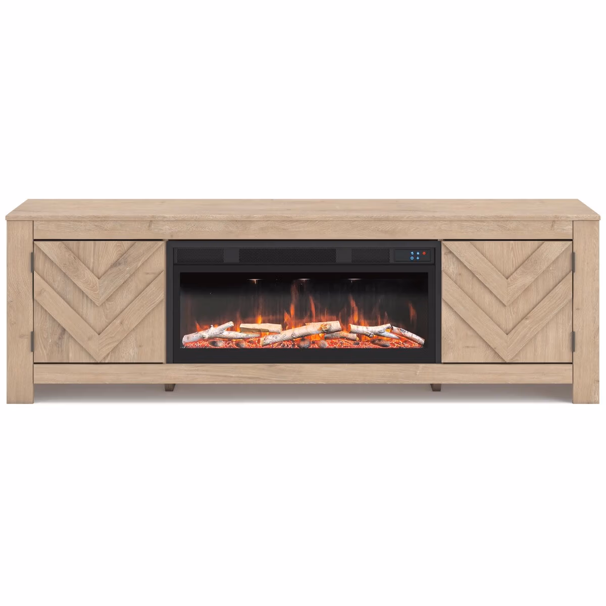 Cayboni 71" TV Stand with Electric Fireplace - Image 2