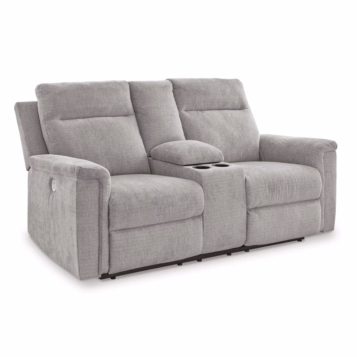 Barnsana Power Reclining Loveseat with Console - Image 2
