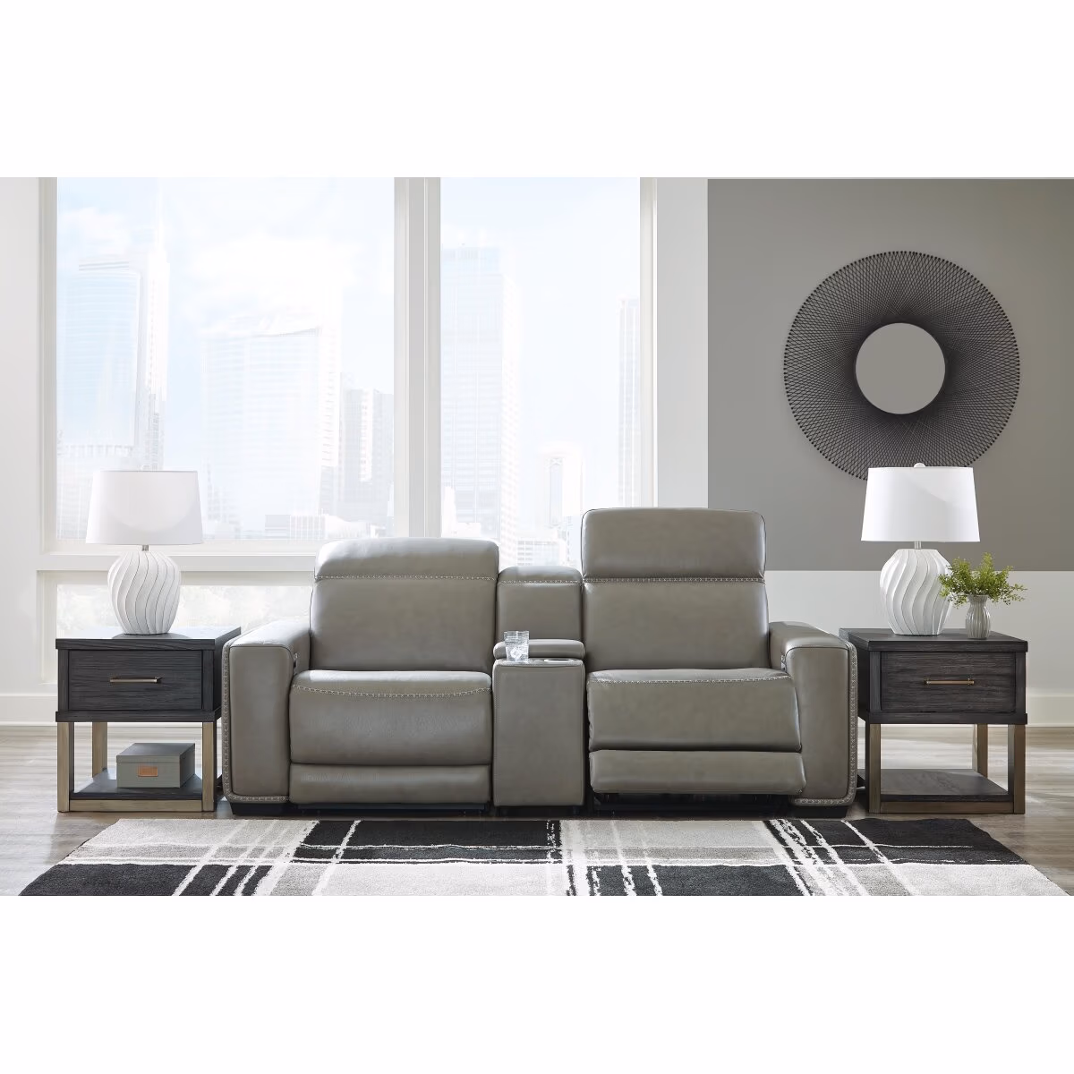Correze 3-Piece Power Reclining Sectional Loveseat - Image 8