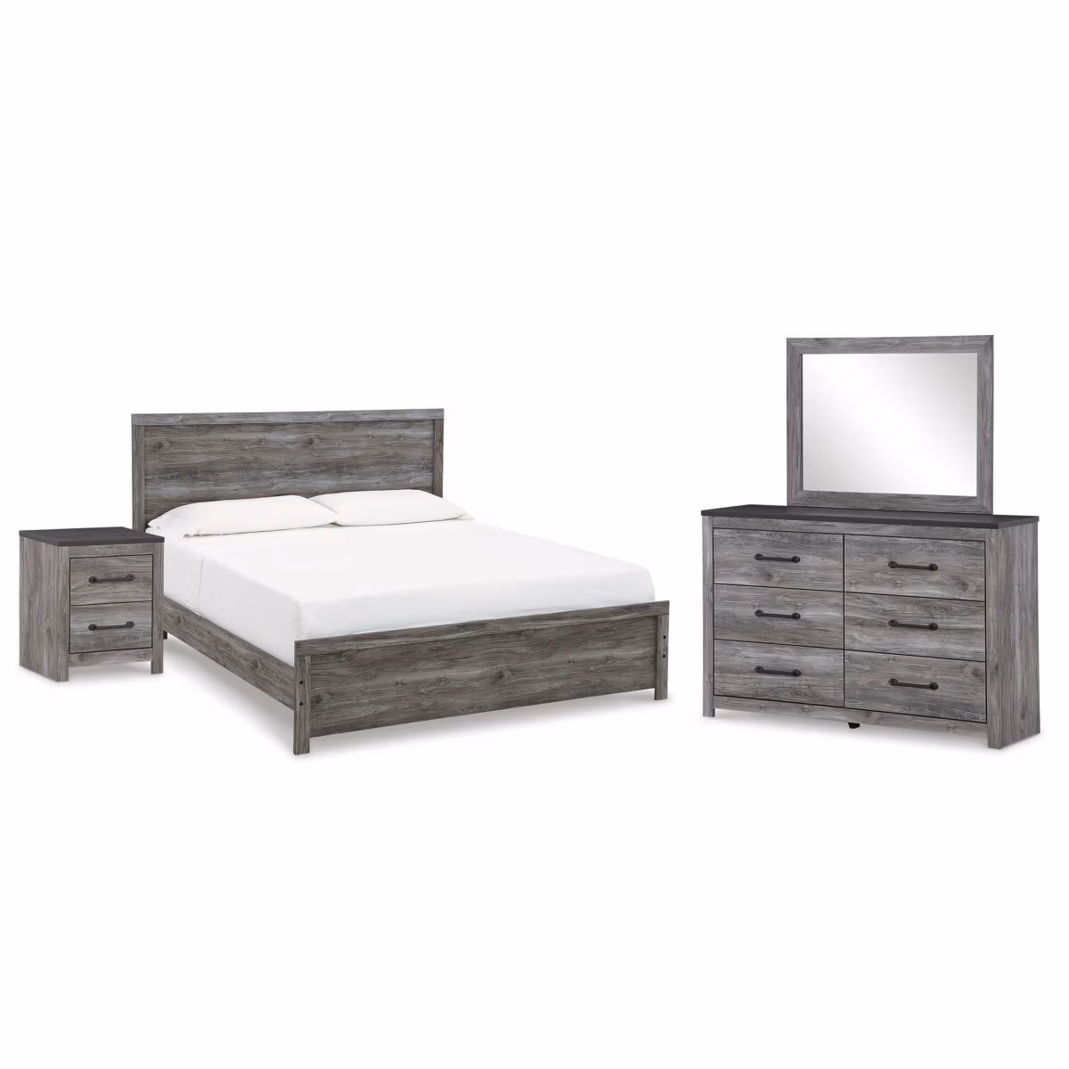 Bronyan King Panel Bed, Dresser, Mirror and Nightstand - Image 2