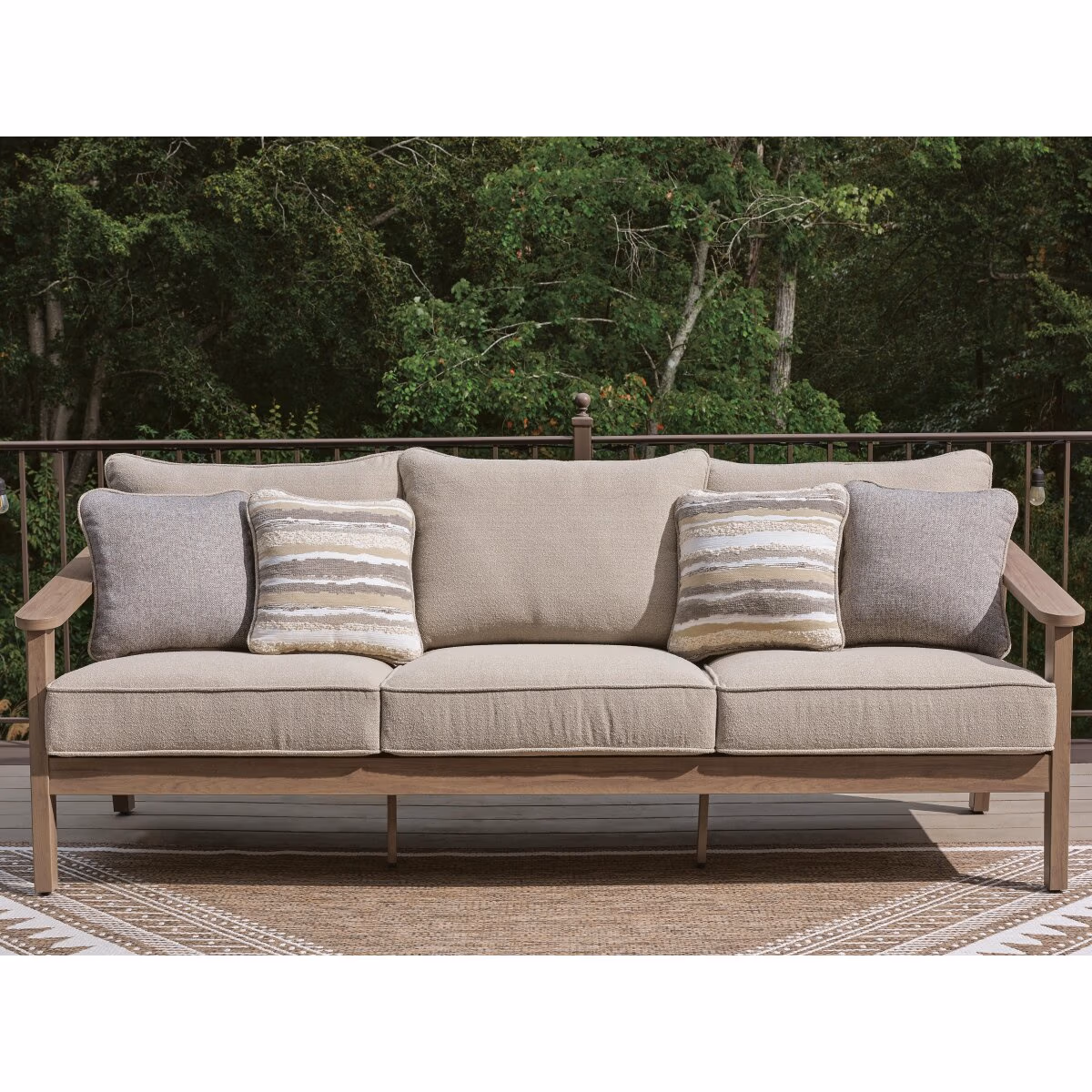 Harmony Headlands Outdoor Sofa with Cushion - Image 3