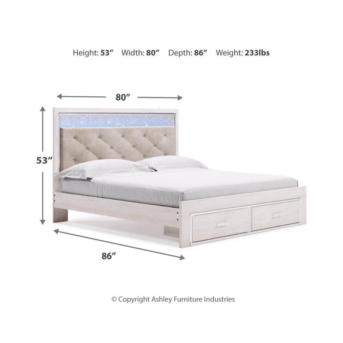 Altyra King Upholstered Storage Bed, Dresser, Mirror, Chest, and Nightstand - Image 31