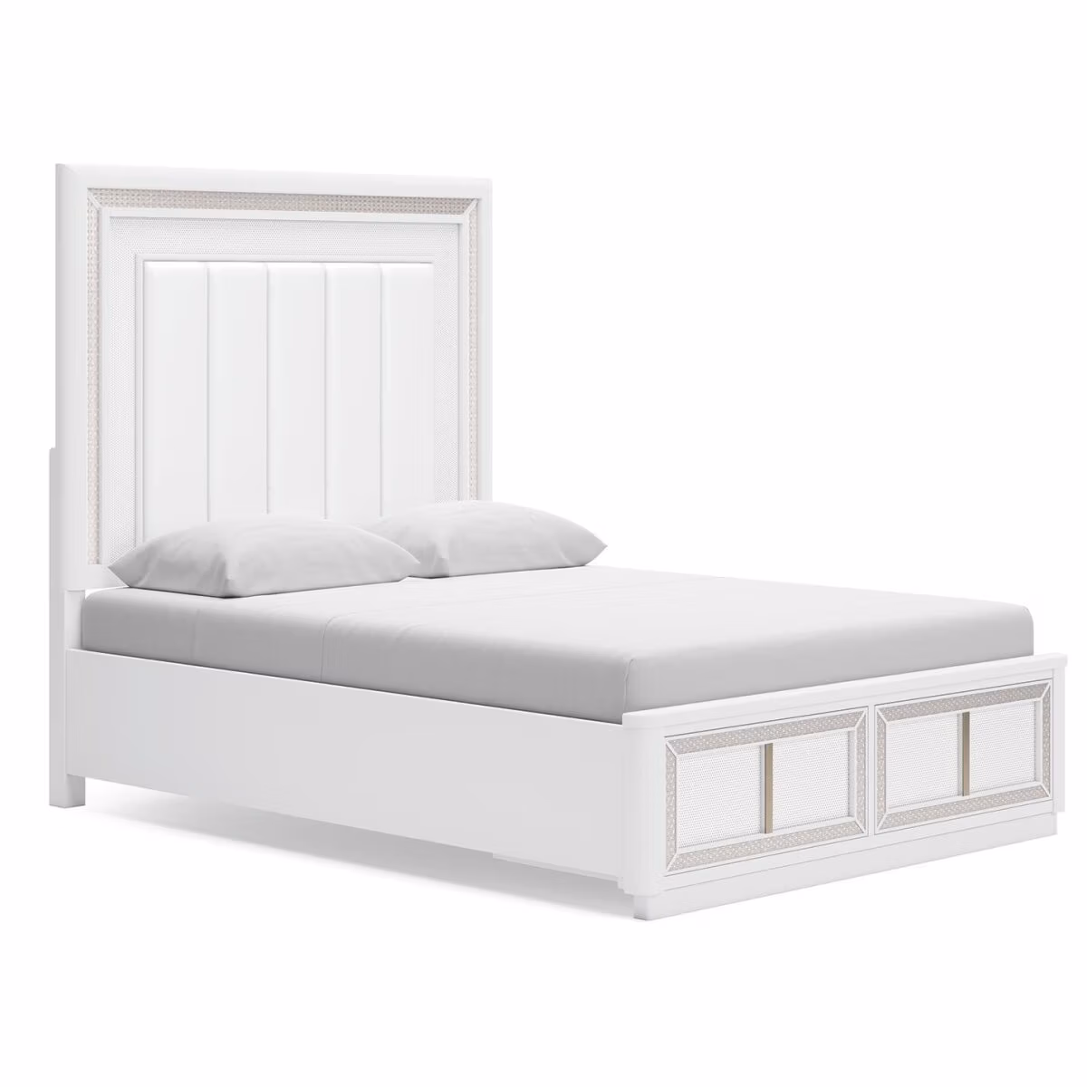 Chalanna Queen Panel Storage Bed and Nightstand - Image 4