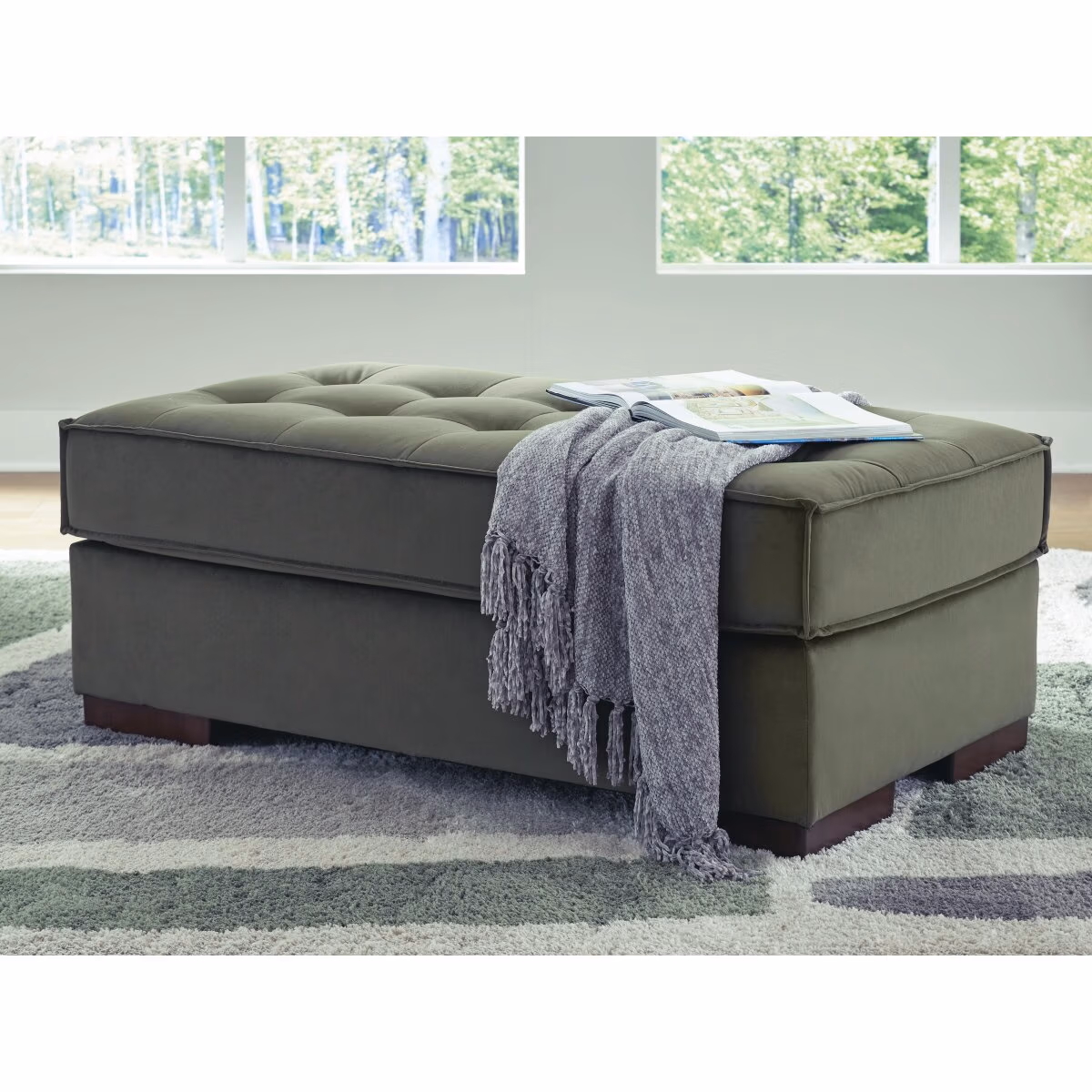 Caspian-Town Oversized Accent Ottoman - Image 3