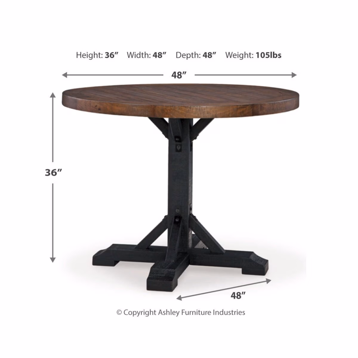 Valebeck Counter Height Dining Table and 6 Barstools - Image 6