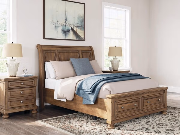 Feddinger Queen Sleigh Bed, Dresser, Mirror, Chest and Nightstand - Image 41