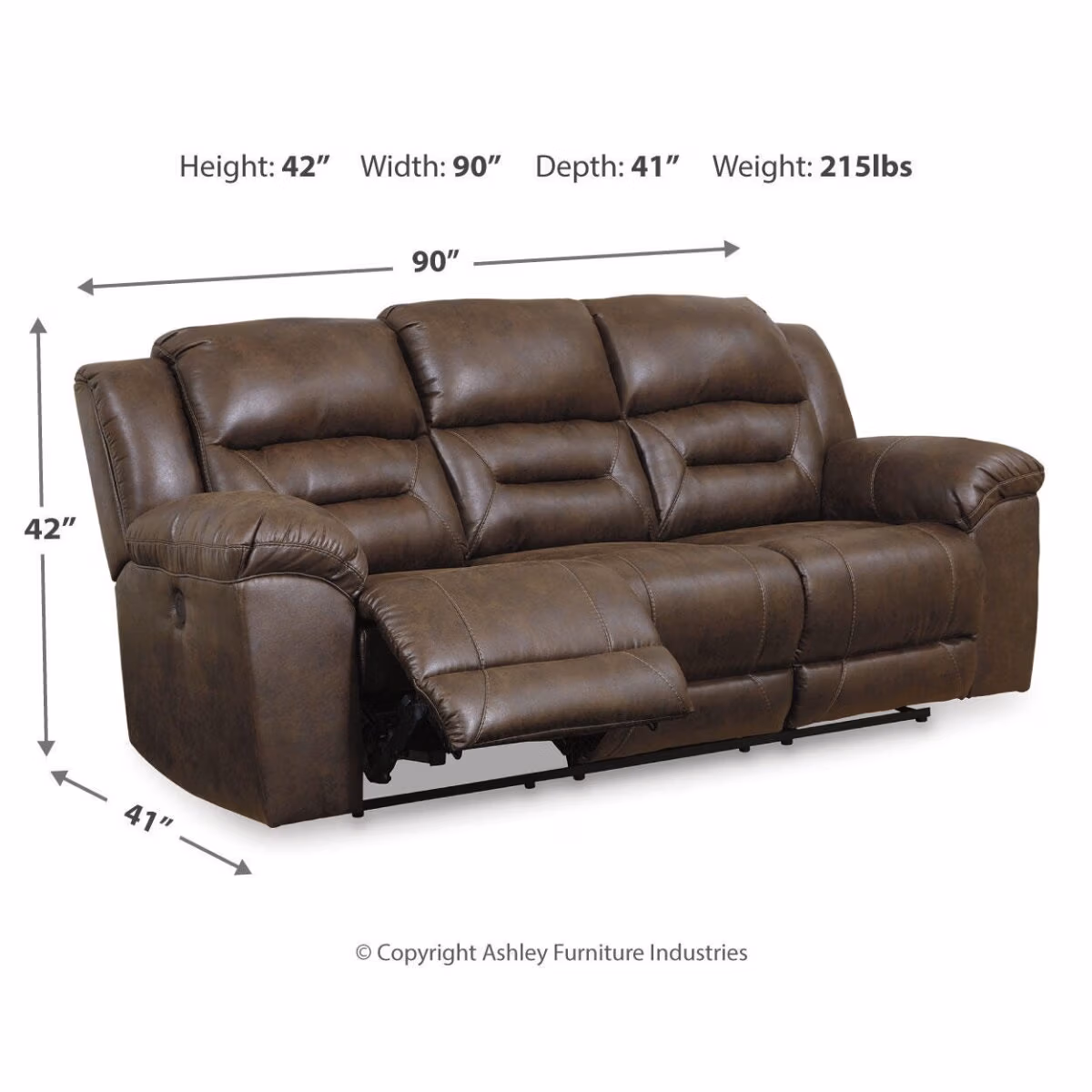 Stoneland Reclining Sofa - Image 7