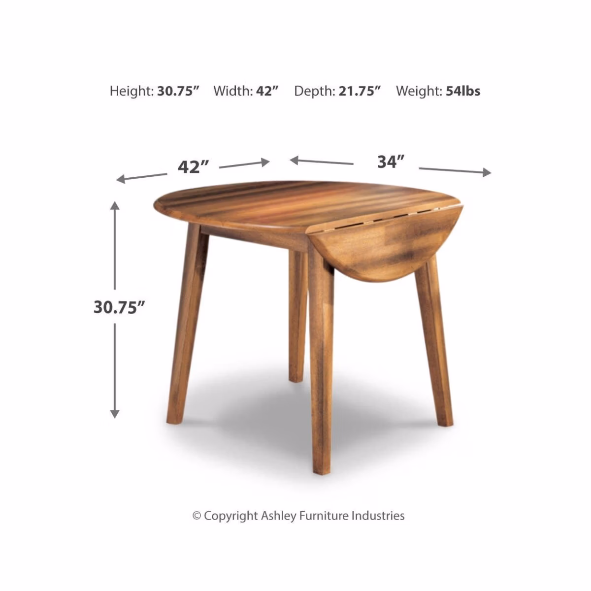 Berringer Dining Drop Leaf Table - Image 4
