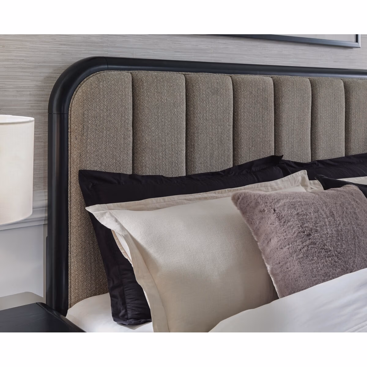 Rowanbeck King Upholstered Panel Bed - Image 7
