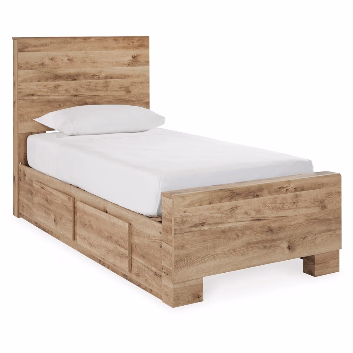 Hyanna Twin Panel Bed with 2 Side Storage - Image 2