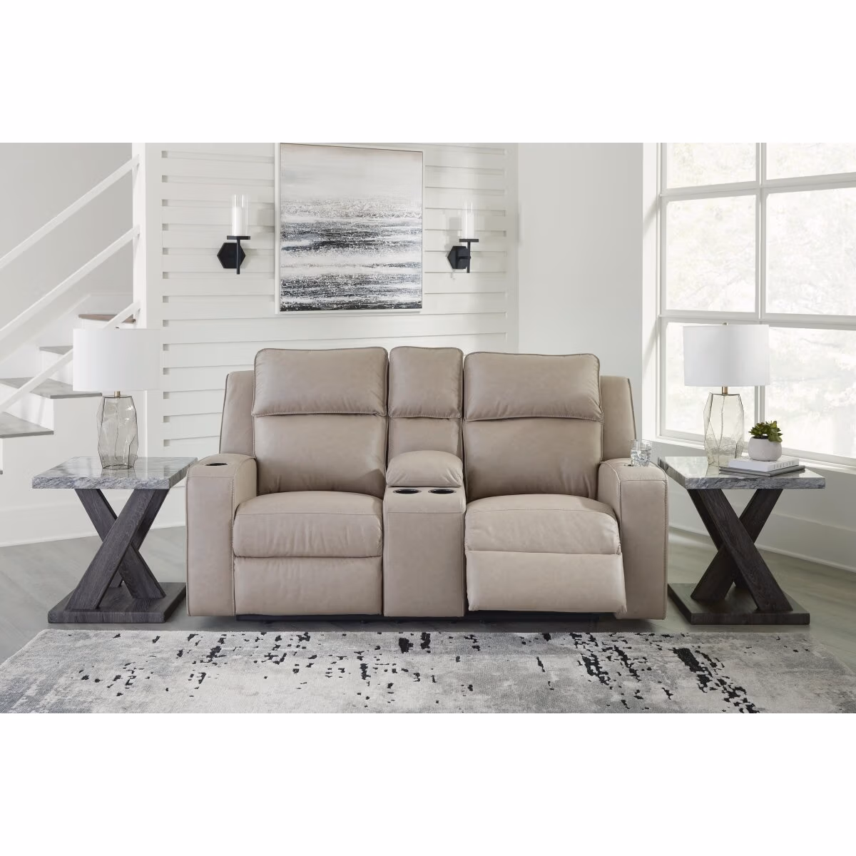 Lavenhorne Reclining Loveseat with Console - Image 3