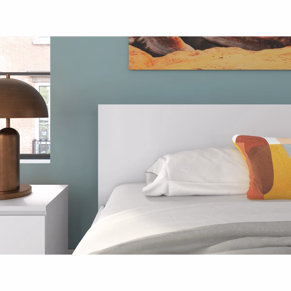 Onita King Panel Platform Bed with Storage - Image 11