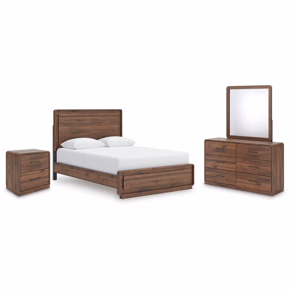 Fortlorn Queen Panel Bed, Dresser, Mirror and Nightstand - Image 2