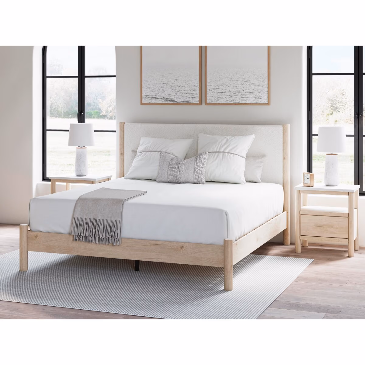 Cadmori King Panel Bed, Dresser and 2 Nightstands - Image 24