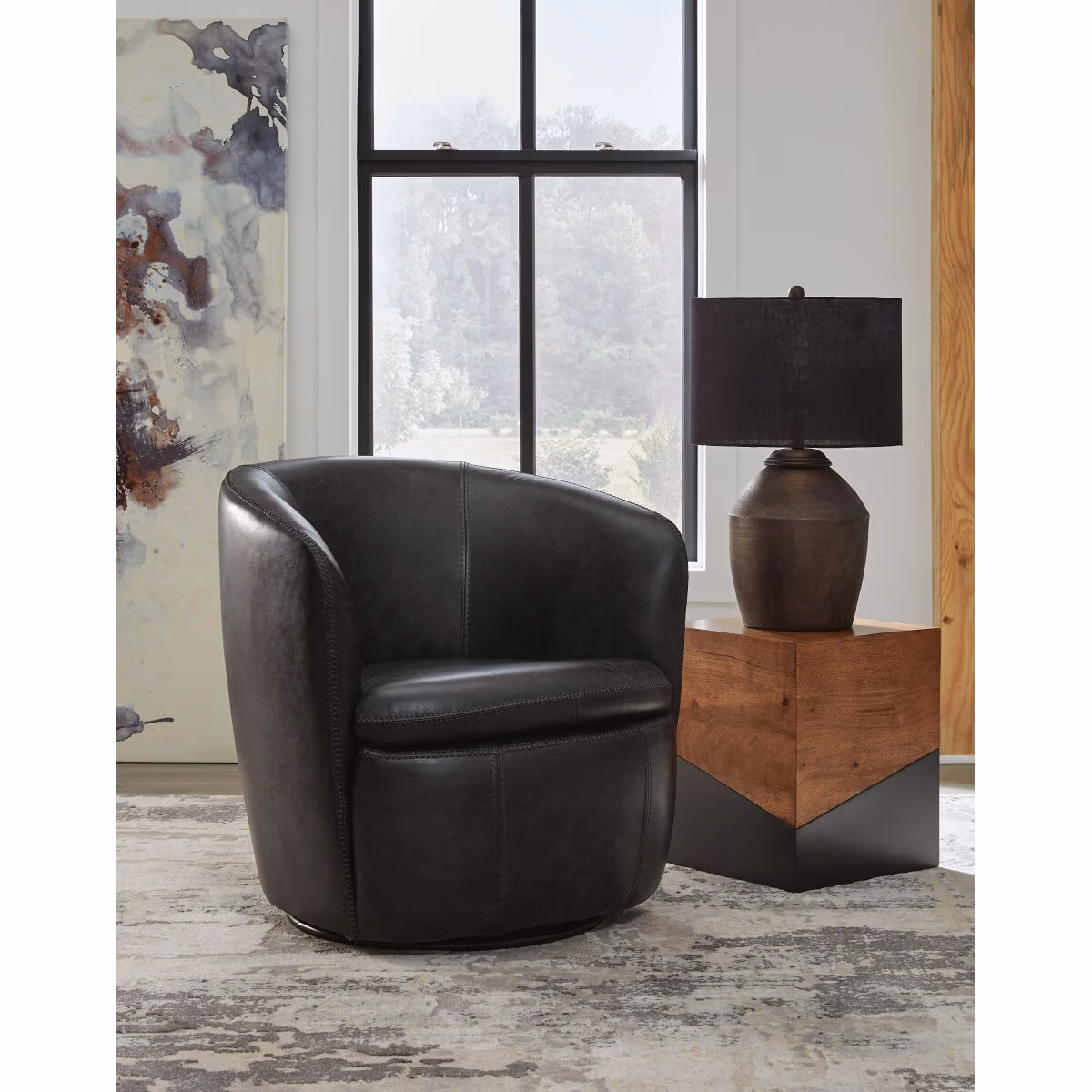 Kierreys Swivel Accent Chair - Image 3