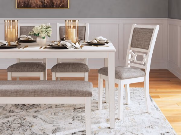 Erinberg Dining Table and 4 Chairs and Bench (Set of 6) - Image 7