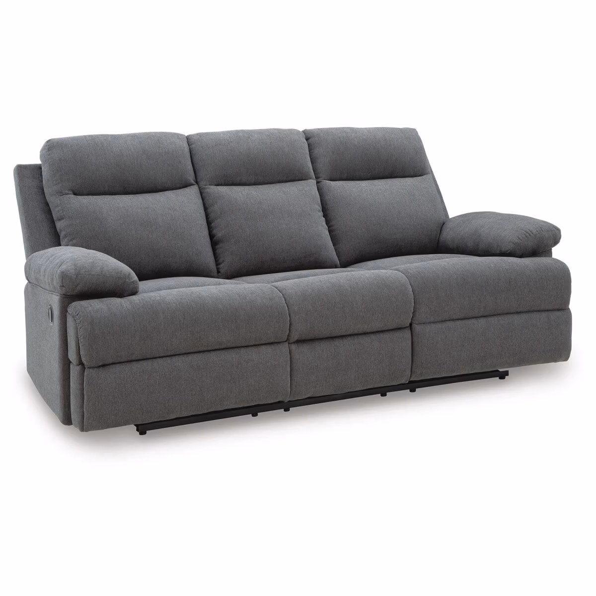 Side-Swipe Reclining Sofa with Drop Down Table - Image 2