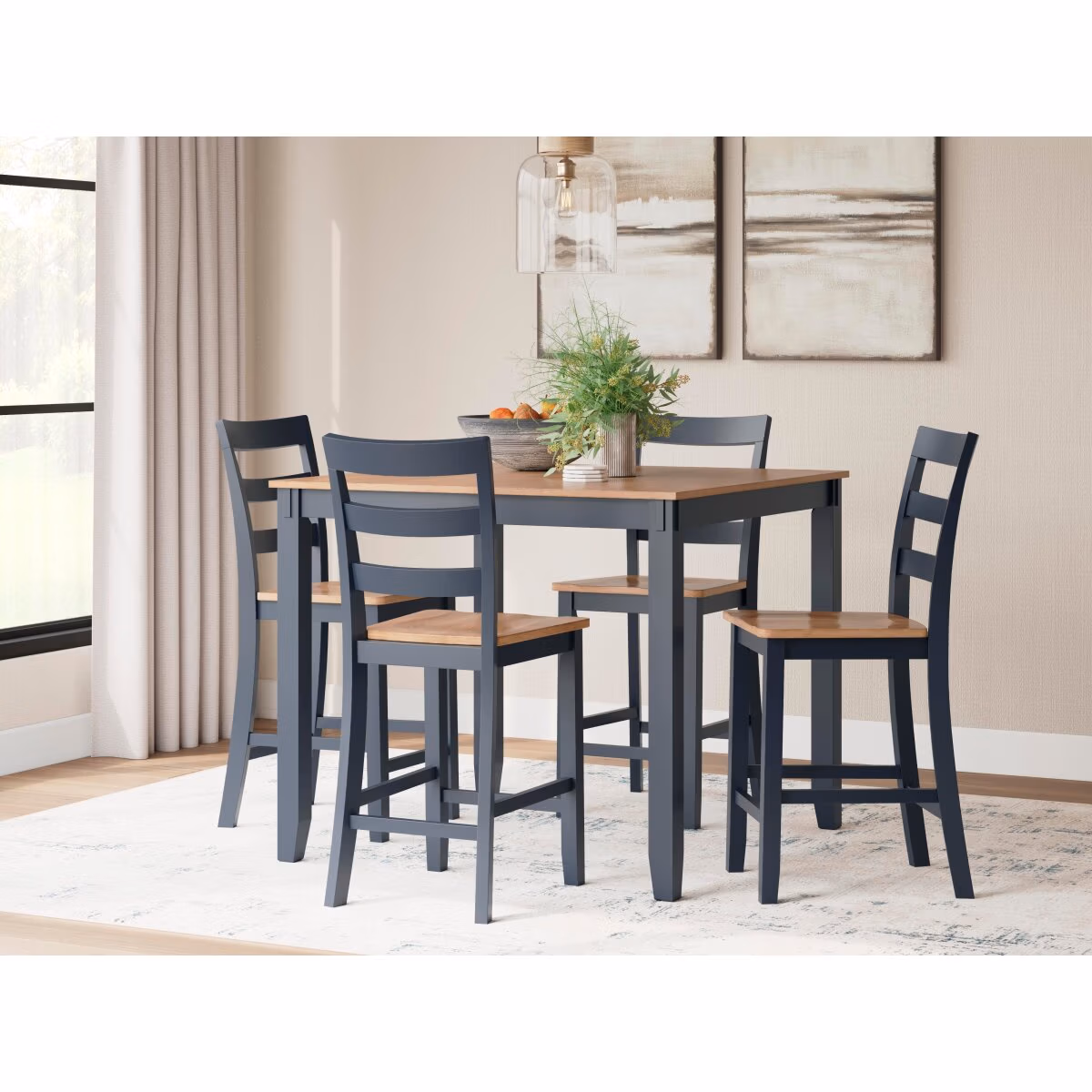 Gesthaven Counter Height Dining Table and 4 Barstools (Set of 5) - Image 3