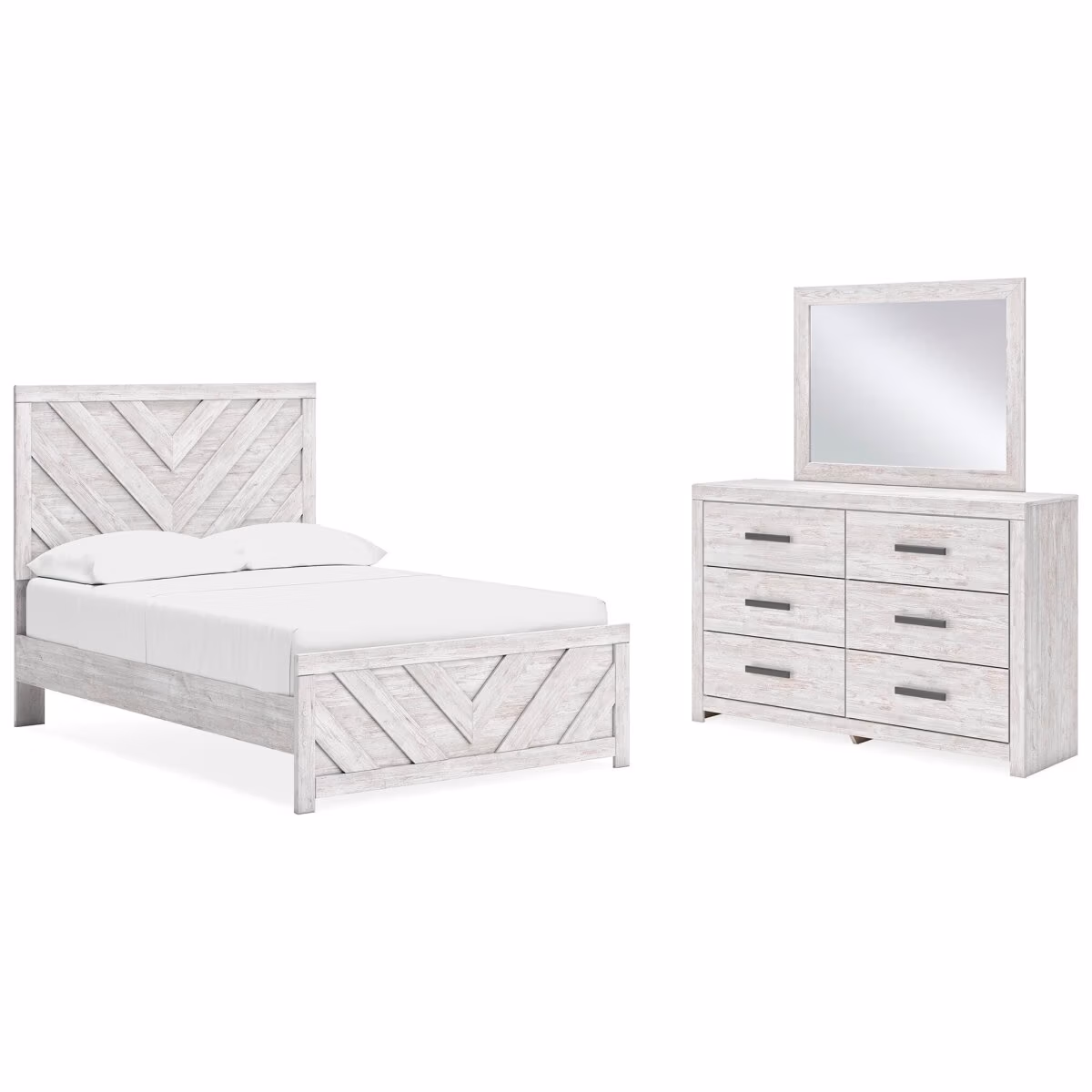 Cayboni Full Panel Bed, Dresser and Mirror - Image 2