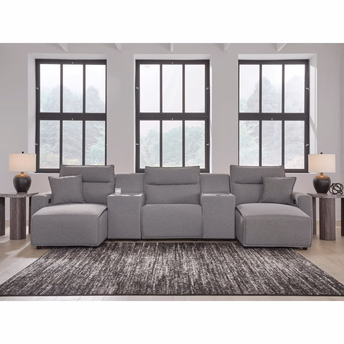 Modmax II 5-Piece Power Reclining Sectional with Chaise and Consoles - Image 3