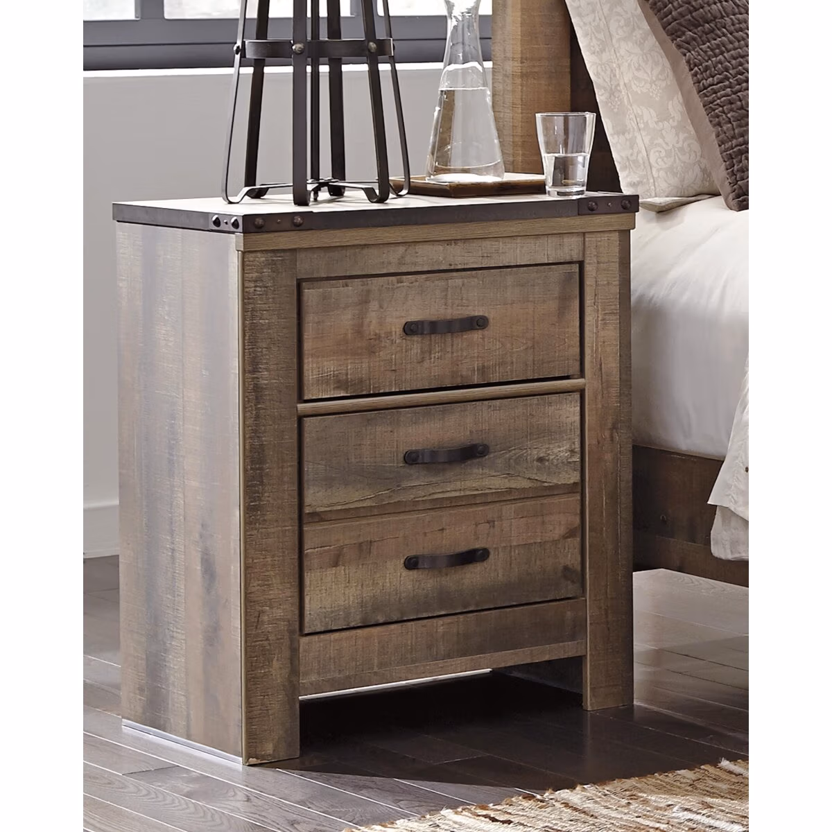 Trinell Queen Panel Bed and Nightstand - Image 6
