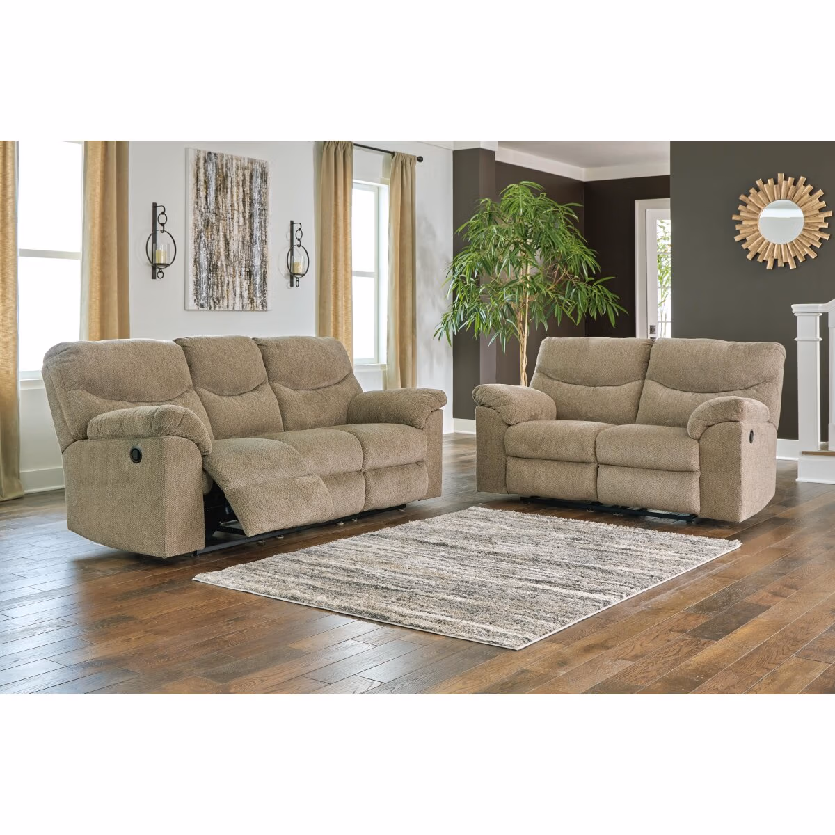 Alphons Reclining Sofa and Loveseat - Image 2