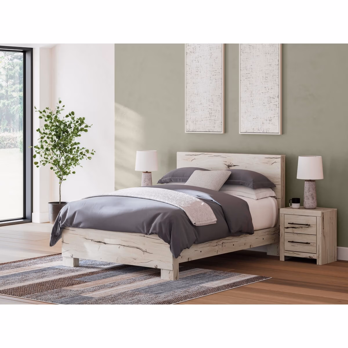 Lawroy Queen Panel Bed, Dresser and Mirror - Image 16