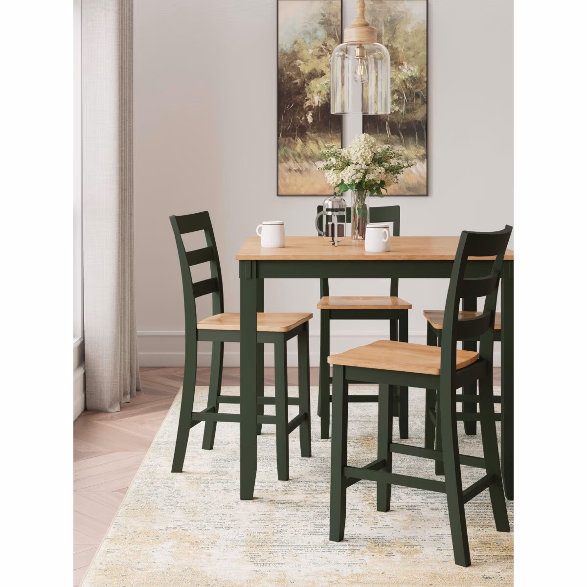Gesthaven Counter Height Dining Table and 4 Barstools (Set of 5) - Image 7