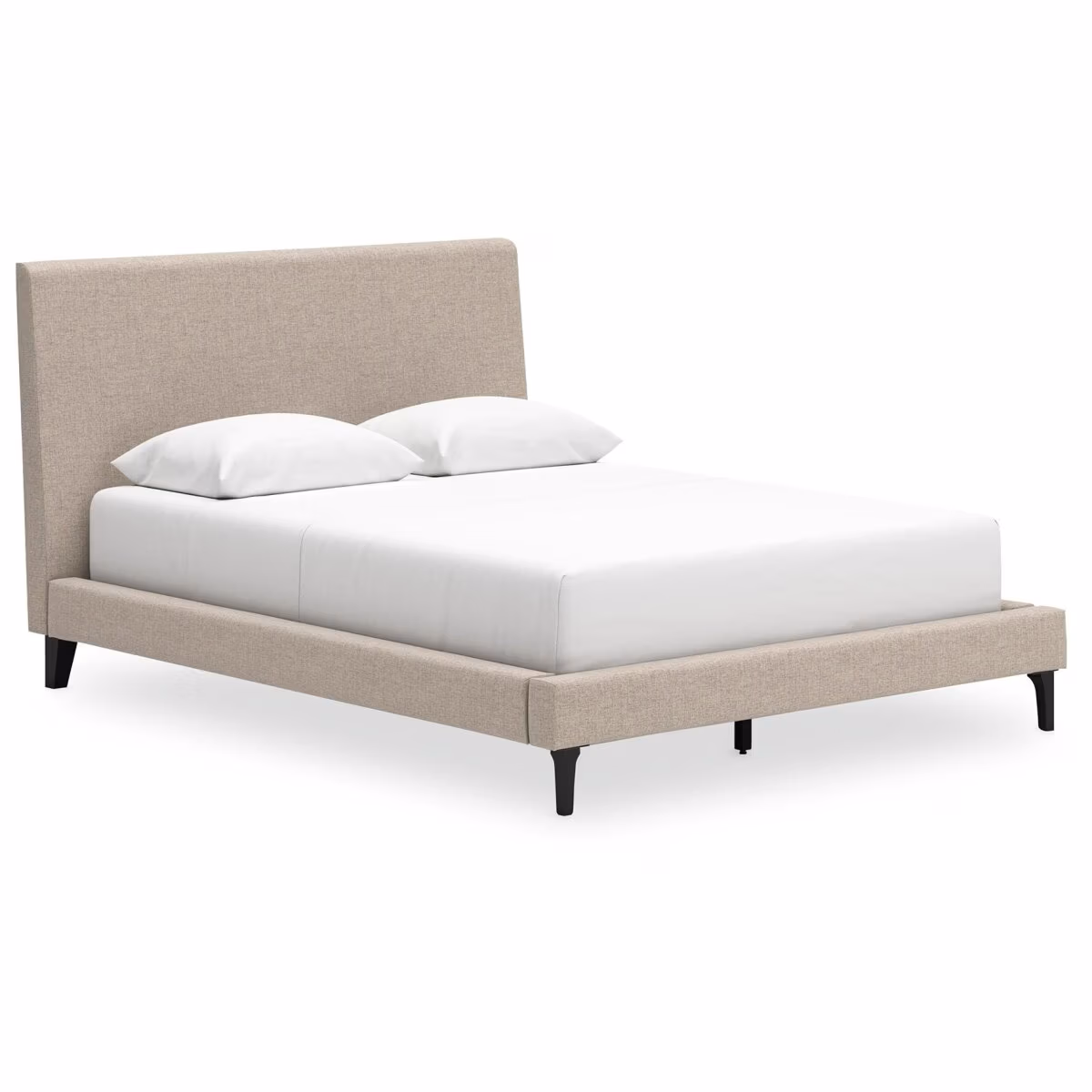 Cielden Queen Upholstered Bed with Roll Slats - Image 2