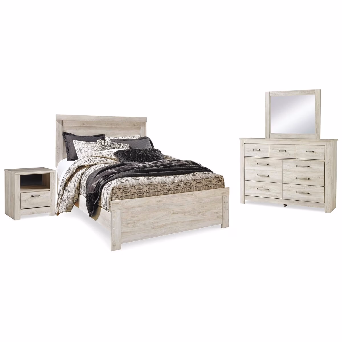 Bellaby Queen Panel Bed, Dresser, Mirror, and Nightstand - Image 2
