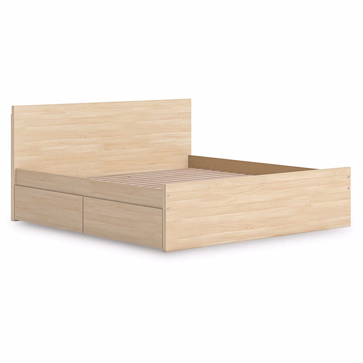 Onita King Panel Platform Bed with 1 Side Storage - Image 5
