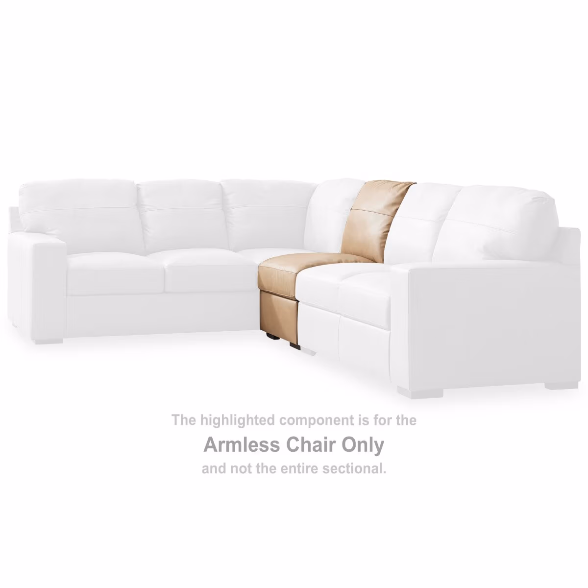 Bandon Armless Chair - Image 3