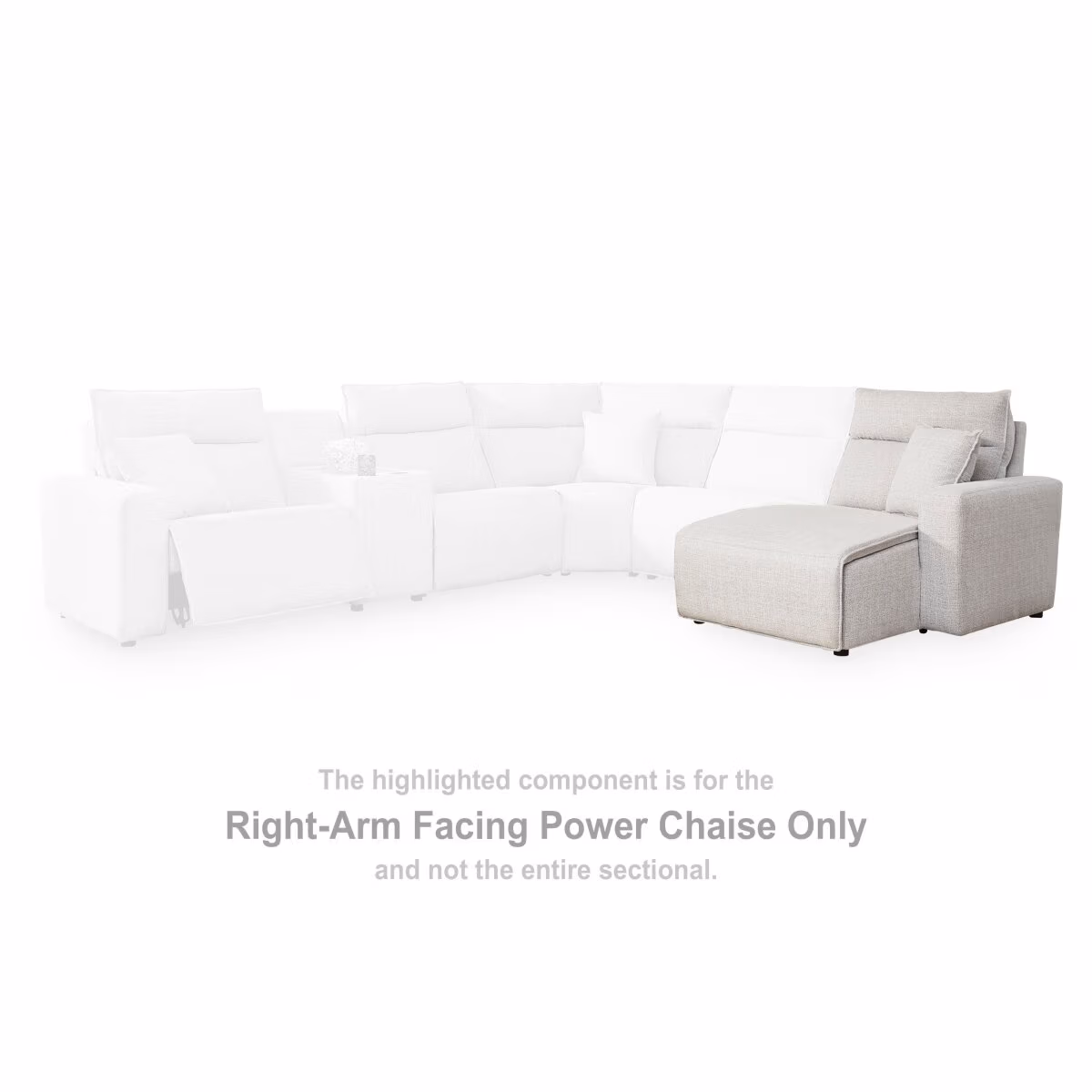 Modmax II Right-Arm Facing Power Chaise - Image 3