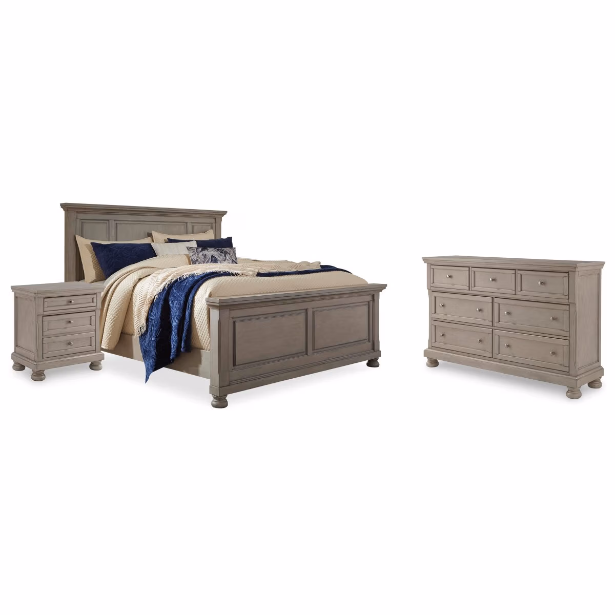 Lettner Queen Panel Bed, Dresser, and Nightstand - Image 2