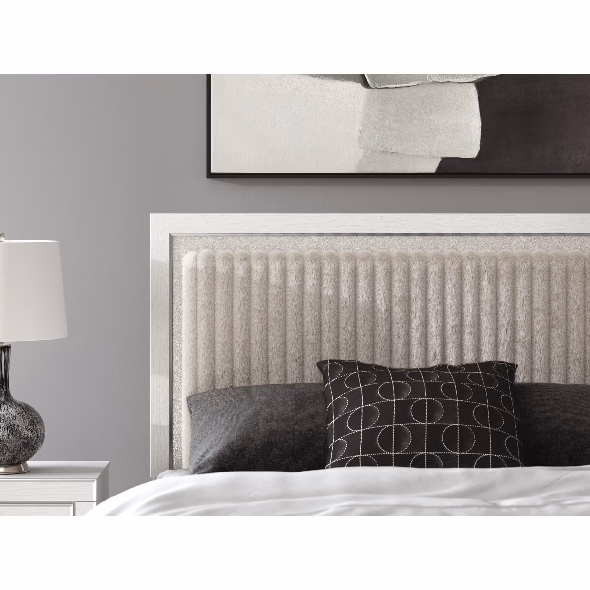 Zuraleus Queen Upholstered Panel Platform Storage Bed - Image 7