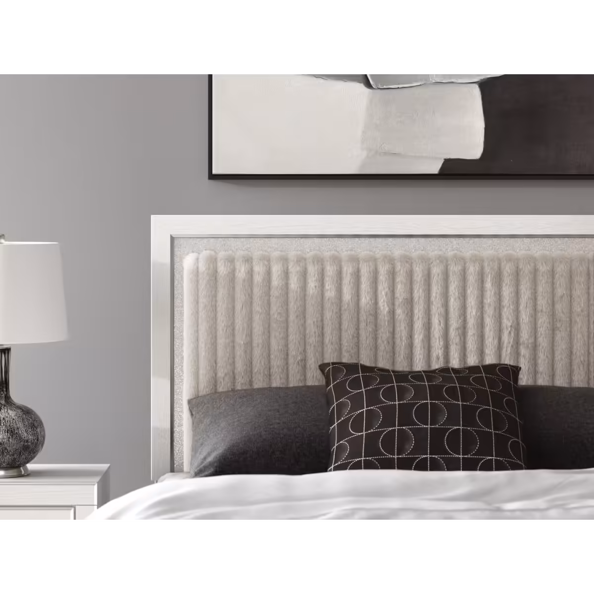 Zuraleus Queen Upholstered Panel Platform Storage Bed - Image 6