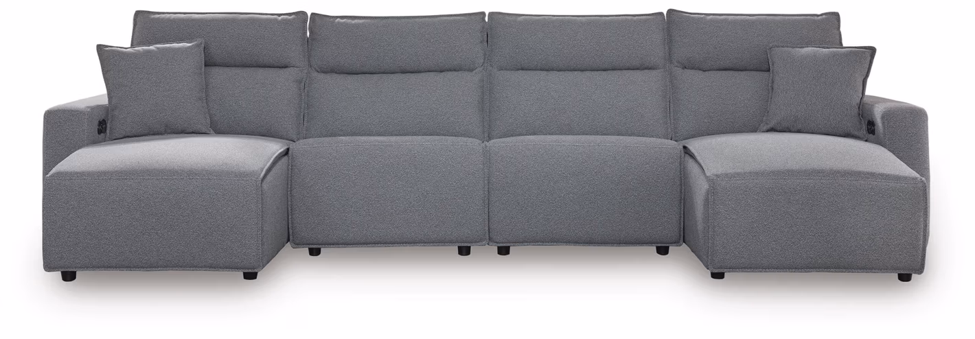 Modmax II 4-Piece Reclining Sectional with Double Chaise