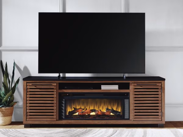 Kallari 84" TV Stand with Electric Fireplace - Image 5