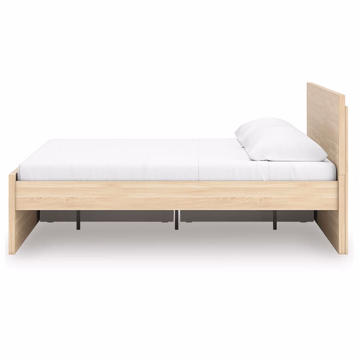 Onita King Panel Platform Bed with 1 Side Storage - Image 10