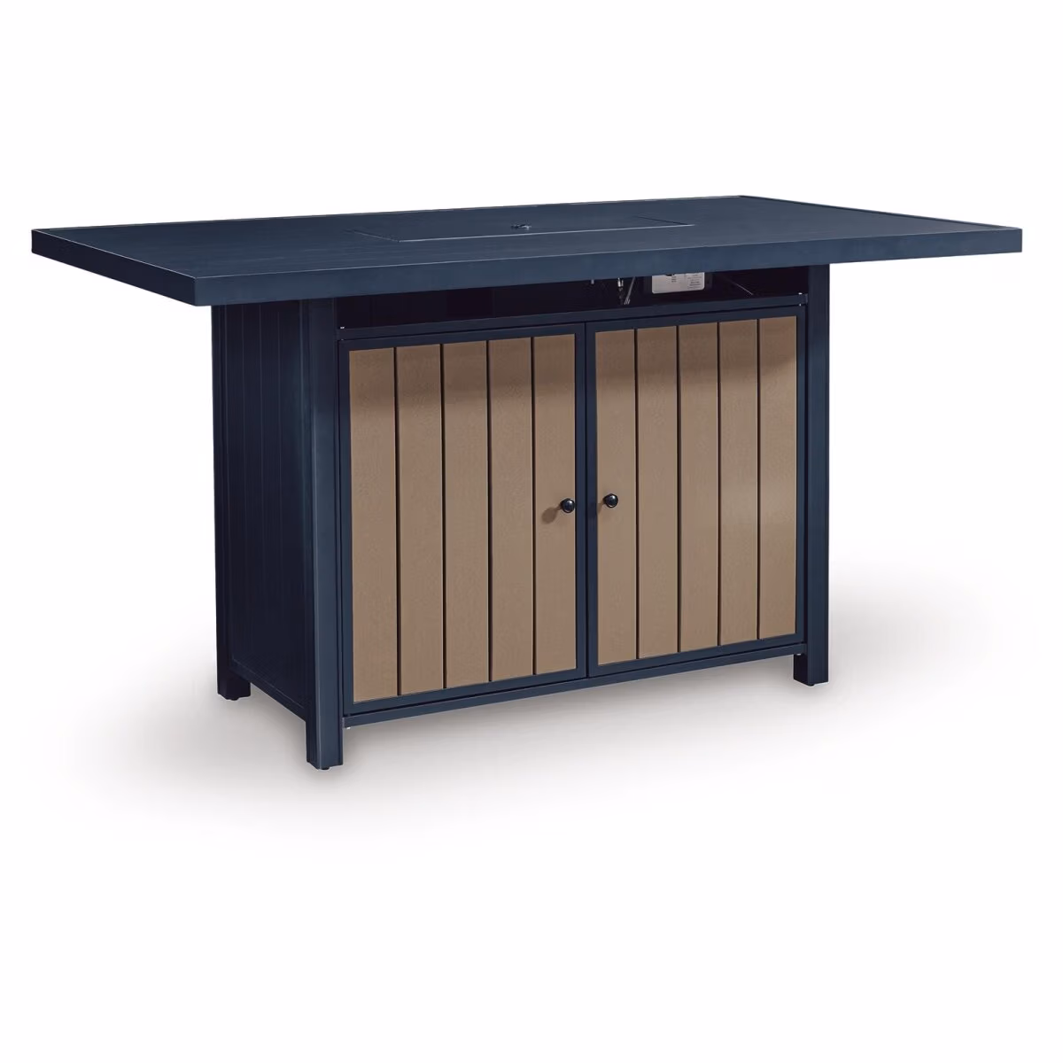 East Beach Outdoor Bar Table with Fire Pit - Image 2