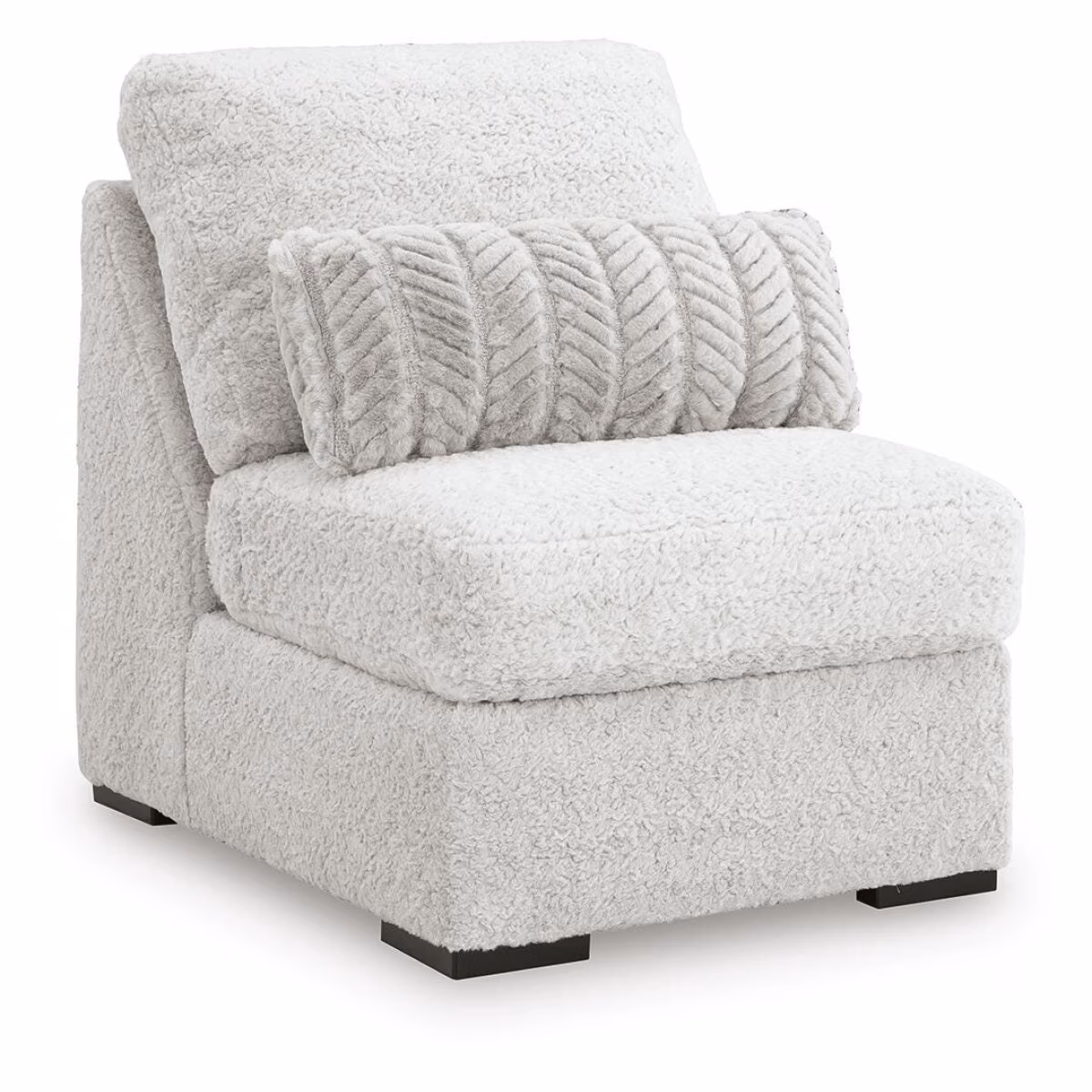 Cuddle Plush Armless Chair - Image 2